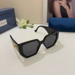 Gucci古奇 新款大框时尚偏光太阳镜 欧美街拍网红百搭墨镜 Ins风太阳眼镜