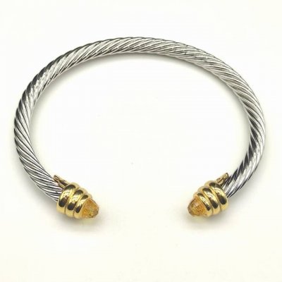 David Yurman 5Mm金头黄钻手镯. 建议适合佩戴的手围15-20Cm 编号Dysz-145