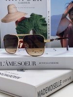 chrome Hearts 克罗心2025新款港味复古跨境摩登时尚多边形太阳眼镜男潮个性女防紫外线双梁墨镜 女士墨镜