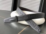 tom Ford 汤姆福特客户供正品制作，定制高端意大利皮料，正品包装，美国品牌，简约商务男士腰带，3.8Cm宽