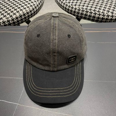 Chanel香奈儿 新款简约牛仔棒球帽 新款出货 大牌款超好搭配 赶紧入手