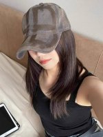 Balenclaga巴黎世家小众涂鸦双B水洗牛仔深顶棒球帽女 显脸小宽檐大头围嘻哈鸭舌帽