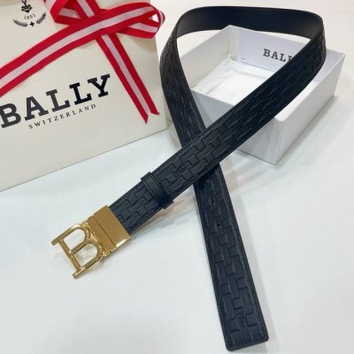 bally 专柜同款3.5Cm 腰带正反用长短可调节 时尚经典 百搭款