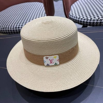路易威登 Lv 草帽,2025新款无数时尚达人必备 细草编织，旅游出街佳选