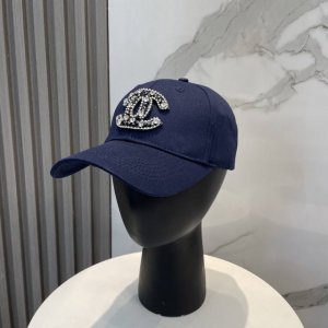 香奈儿Chanel 新品高定满钻硬顶棒球帽 小香Logo经典简约 时尚休闲设计 跑量新品