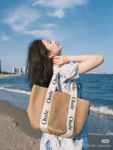 140￥ 克洛伊新款草编包，大号42*27*30