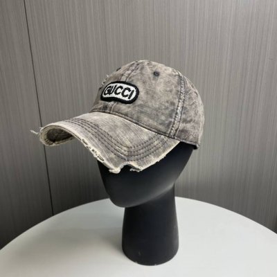 古奇Gucci～25春季新款 简约高级感棒球帽 新工艺洗水，复古色系，定制版！
