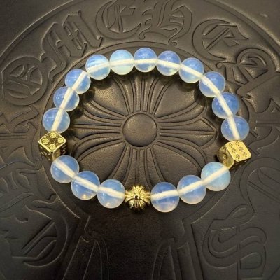 新款 专柜品质 Chrome Hearts克罗心 经典复古多元素手串手链 ，快手 Ins 小红书热门，凹凸造型不同的花纹设计风格呈现出与众不同 十字架童军花是克