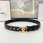 chanel 3.0Cm 双面头层羊皮 原厂皮料订制 质感柔软 做工精细 搭配铜扣