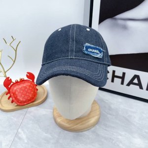 Chanel香奈儿 春夏新款牛仔款简约棒球帽，新款出货，大牌款超好搭配，赶紧入手！