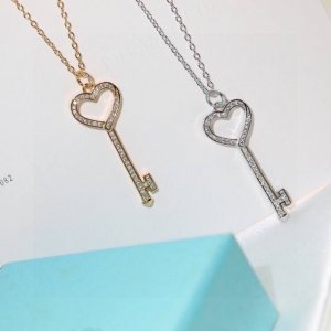 25Tiffany 蒂芙尼 钥匙项链 S925纯银材质 精工版本 带Logo 链长45Cm调节Tiffany&Co.