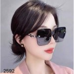 p90Chane*爆款链条款轻奢风偏光女太阳镜小红书网红遮阳墨镜