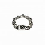 大号 Chrome Hearts 克罗心 方形十字半花插片手链 尺寸20-22厘米