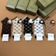 特 Gucci 古奇G家经典短袜 一盒五双 提花经典标志 超级Nice 实物超漂亮 超火爆小单品 大牌出街 潮人必备超好搭