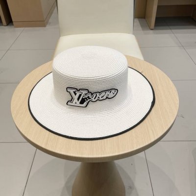 Lv路易威登 2025新款拼边 度假风礼帽，草帽，旅行必备，超好搭配，赶紧入手！