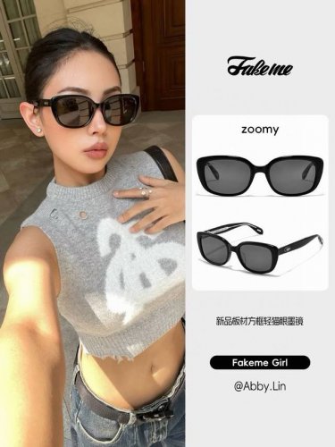 Gucci-偏光太阳镜 2025开春新款 潮流爆款 时尚小框偏光太阳镜 高品质 佩戴舒适 网红潮款墨镜 女士高清偏光太阳镜 高品质Tr镜框 型号：G6905