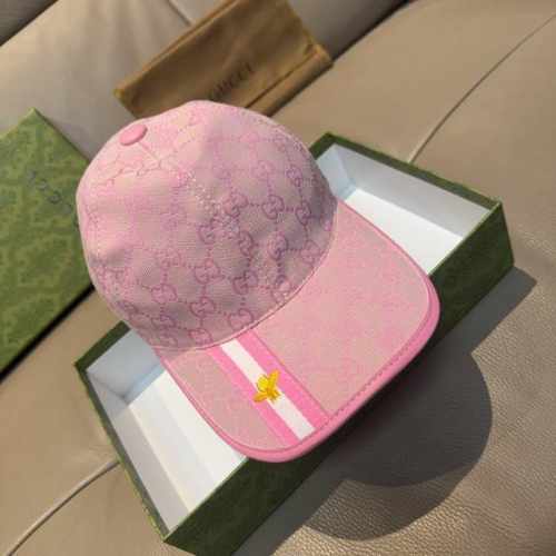 配盒子布袋，Gucci 古奇 最新原单棒球帽，蜜蜂织带。专柜1:1开模订制，最高版本，原版帆布料+头层牛皮，轻盈透气！实物拍摄，四季百搭男女适用，基础头围56，