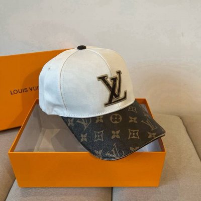 路易威登棒球帽 Louisvuitton新款Lv棒球帽 重工打造高端大气 百搭款男女通用 跑量