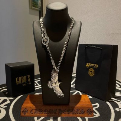 新品上架 Goro’S高桥吾郎老鹰吊坠，高桥经典环扣字母项链，顶级版本，认准独家拍摄，主攻高端市场 ，快手 Ins 小红书热门款，绝对区别普通版本！图片产品细节