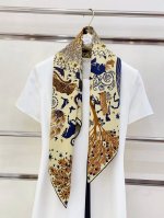 18姆米 双面同色 H**S真丝新款买了都说好看推荐 俄耳普斯的魔力 90 真丝方巾，顶级工艺超值专柜爆款立体呈现图案纹路实物档次极高特殊工艺高端研发惊艳问世特