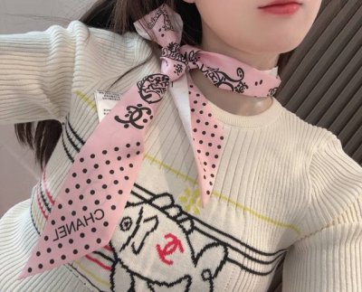 香奈儿Twilly小丝巾来了 名副其实的小可爱， 人手三条闭眼收，我都不拦着 N久都没有见过这么好看的Twilly 真的是真香本香了，凹造型必备神器 数量不是很