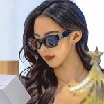 Dior迪奥 2025新款墨镜女时尚摩登Missdior S1F粗框金标太阳镜