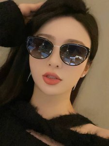 Gucci-偏光太阳镜 2025开春新款 潮流爆款 时尚圆框偏光太阳镜 高品质 佩戴舒适 网红潮款墨镜 女士高清偏光太阳镜 高品质Tr镜框 型号 G8641