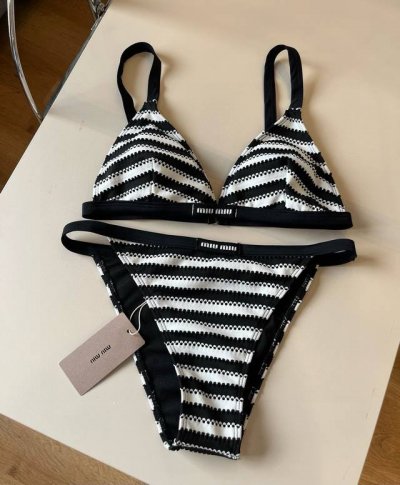 100￥P Miumiu缪缪官方新款泳衣比基尼，高端定制，S M L Xl