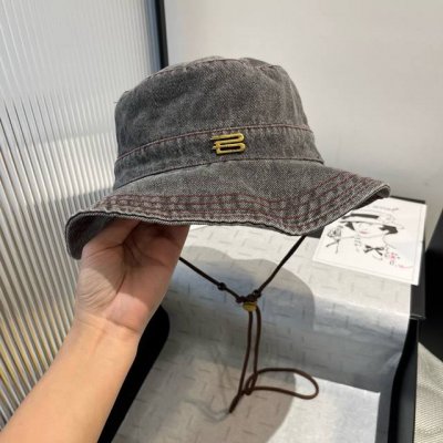 巴黎世家牛仔渔夫帽 头围57Cm