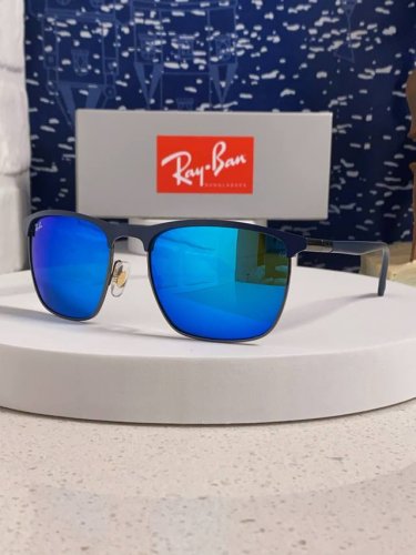 rayban雷朋 2025新款男女士官方春夏季旅行时尚百搭高级感驾驶墨镜 原单品质 高端玻璃镜片 Rb3686 Size:57口19-140