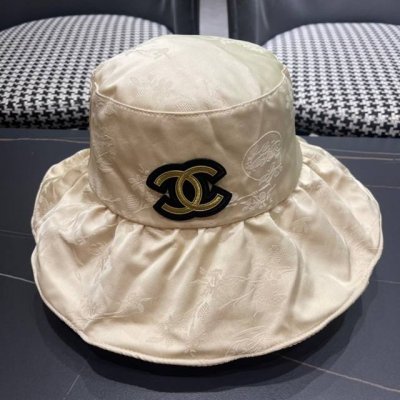 Chanel香奈儿 新款韩版大帽檐渔夫帽，遮阳又超好搭配，