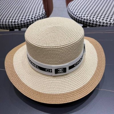 Chanel香奈儿 新款小香风度假草帽，大牌风～出街旅行单品