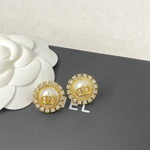 华伦天奴耳钉热销款火爆上新 Valention满钻珍珠耳钉 中古Vibtage，简单又百搭