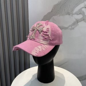克罗心 新款棒球帽 个性时尚经典十字架标志 休闲带点酷酷的感觉 中性款 男女同款 超好搭 头围:56-58Cm均可