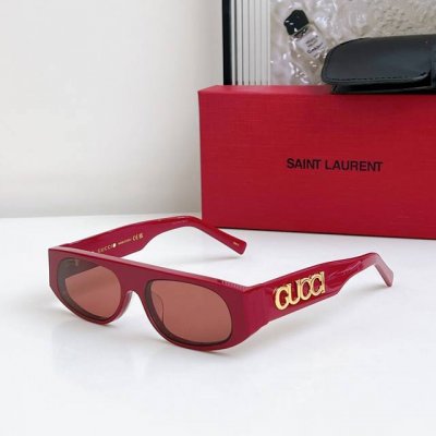 Gucci 高版本一体平面镜片 Mod：Gg1771 跟足原版 Size：51口16-140