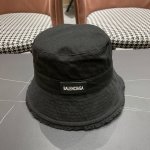 Balenciaga巴黎世家2025渔夫帽夏季防晒遮阳帽子水桶帽显脸小