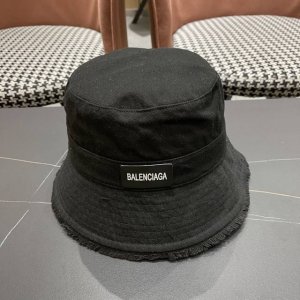 Balenciaga巴黎世家2025渔夫帽夏季防晒遮阳帽子水桶帽显脸小