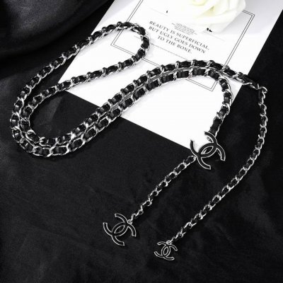 Chanel 银色腰链 小香腰链 精选小羊皮 采用原版一致黄铜材质 电镀18K金 超级重工的一款腰链 力求完美 做到1:1 代购级别