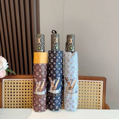Louis Vuitton 路易威登 新款 三折自动折叠晴雨伞 新涂层技术深色伞面 拥有令人惊喜的遮光效果