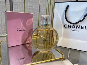 专柜品质 chanel Chance Eau De Toilette 香奈儿香水 黄邂逅100Ml 花果香 前调 菠萝 鸢尾花 广藿香 粉红胡椒 风信子 中调