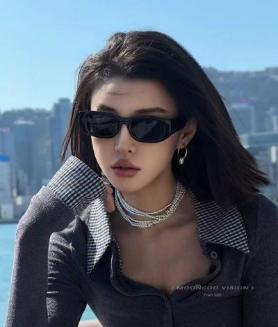 gucci 2025开春新款 潮流爆款 时尚圆框偏光太阳镜 高品质 佩戴舒适 网红潮款墨镜 女士高清偏光太阳镜 高品质Tr镜框 型号：G9907