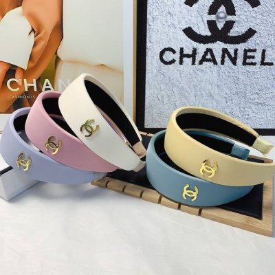 Chanel小香 Chanel发箍 宽版海绵Logo轻奢风发箍气质百搭小仙女必入单品名媛风十足～宝藏款 闭眼入推荐款 单个