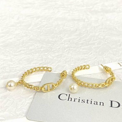 dior耳钉热销款火爆上新 迪奥金色链条Cd耳圈 这对璀璨的D耳环 如同星辰般闪耀 将你映衬得更加光彩照人 金色耳环 代表了时尚与高贵 它所散发的华美气质 令人