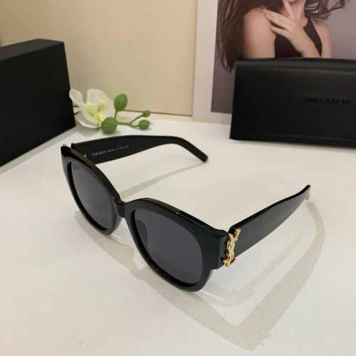 Ysl 圣罗兰新款男女款太阳眼镜金属Logo很有质感，大框遮脸效果很棒 许多明星网红同款墨镜 ！