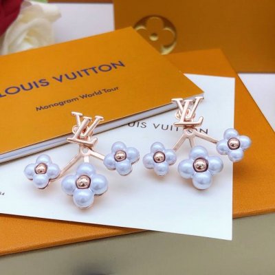 编号Led0096 Lv*最新款花朵耳钉玫瑰金色 一致Z批黄铜材质