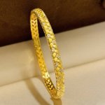 A5865 独立设计师款 中古风系列 新款 穗穗平安 编织 拉丝 半钻 手镯 今年最时髦的手工拉丝设计 金属光面镶嵌钻石 气质 时髦 绝对百搭不过时 通体S92