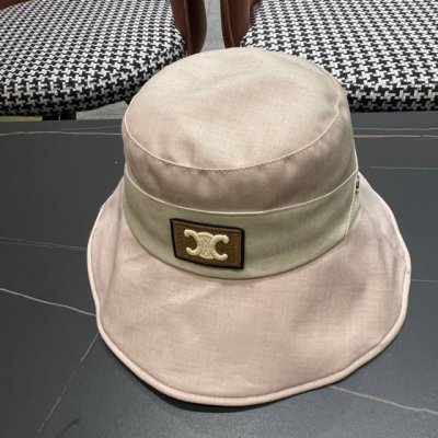 赛琳 Celine2025新款拼色小桶帽渔夫帽 简约大气 独特拼接设计 夏季新品