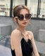 tr偏光系列 Lv大框太阳镜墨镜经典的方框设计，不挑脸型，无论搭配大衣还是连衣裙都非常显气质偏光镜片预防紫外线 型号：L1047