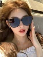 Gucci古驰 Gg圆框太阳镜 完美品质 独特设计 适合各种脸型 亮相时装周 超时尚百搭 实物精致 情侣款 男女均可佩戴 型号：G6386