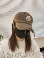 春夏新款 蒙口Moncler棒球帽 年轻时尚潮人穿搭色系 视觉效果超强 立体字母 好看有质感